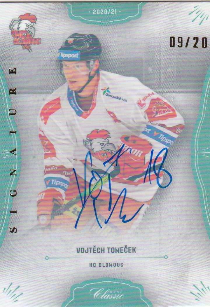 TOMEČEK Vojtěch OFS Classic The Final Series Rainbow Signature 20/21 č. 234 /20