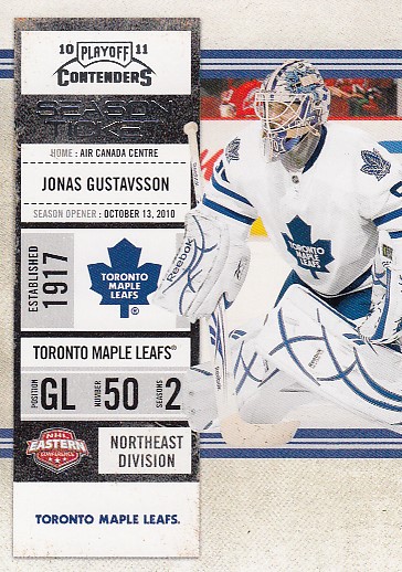 GUSTAVSSON Jonas Panini Contenders 2010/2011 č. 78
