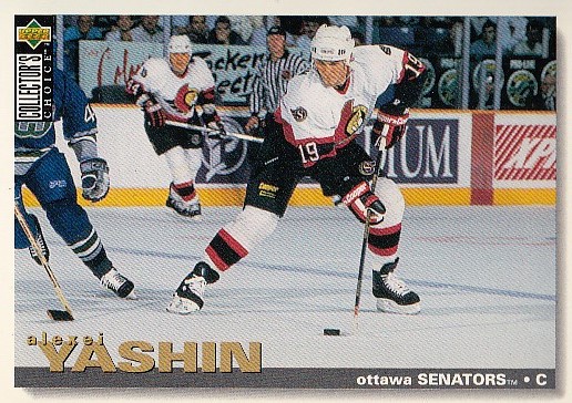 YASHIN Alexei UD Collector´s Choice 1995/1996 č. 189