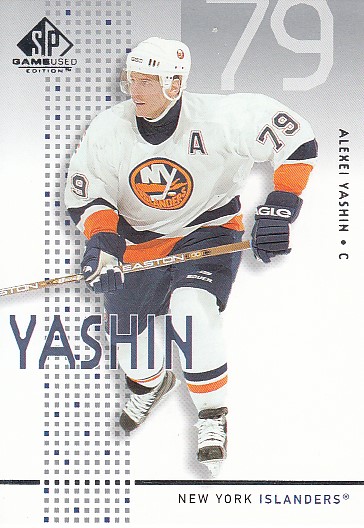 YASHIN Alexei UD SP Game Used 2002/2003 č. 31