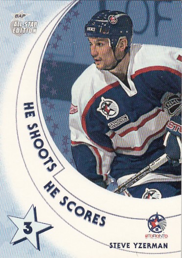 YZERMAN Steve BAP All-Star Edition 2002/2003 He Shoots-He Scores