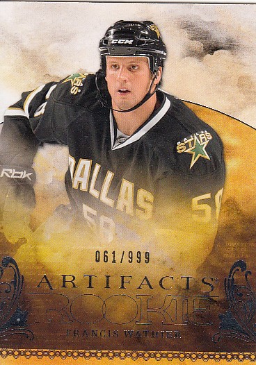 WATHIER Francis UD Artifacts 2010/2011 č. 131 Rookie /999