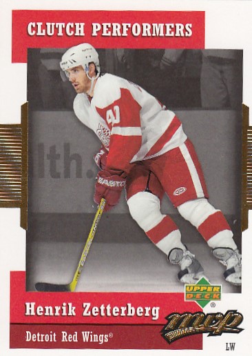 ZETTERBERG Henrik UD MVP 2006/2007 Clutch Performers CP16