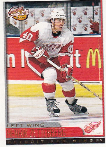 ZETTERBERG Henrik Pacific Complete 2003/2004 č. 149