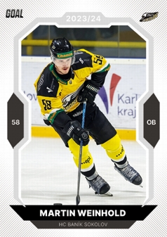 WEINHOLD Martin GOAL Cards 2023/2024 č. 360