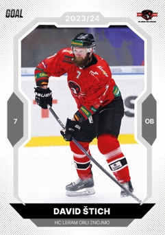 ŠTICH David GOAL Cards 2023/2024 č. 392
