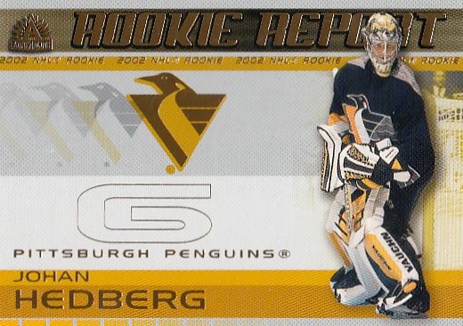 HEDBERG Johan Pacific Adrenaline 2001/2002 Rookie Report č. 16