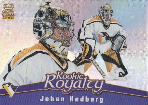HEDBERG Johan Pacific Crown Royale 2001/2002 Rookie Royalty č. 17