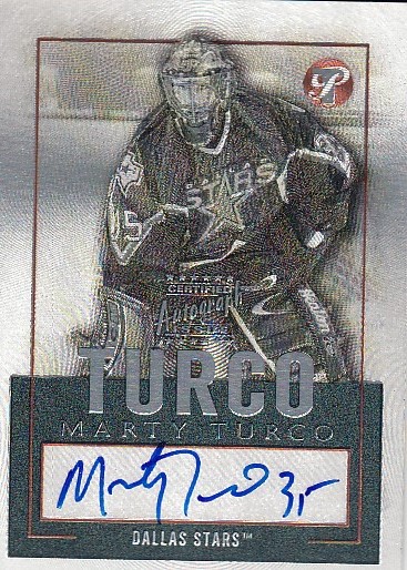 TURCO Marty Topps Pristine 2003/2004 Autograph PE-MT