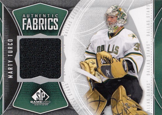 TURCO Marty UD SP Game Used 2009/2010 Authentic Fabrics AF-MT