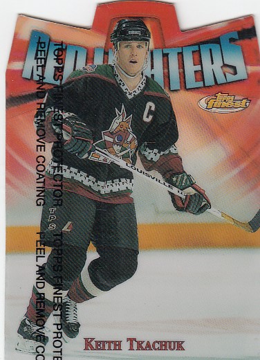 TKACHUK Keith Topps Finest 1998/1999 Red Lighters R17 Refractor