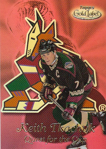 TKACHUK Keith Topps Gold Label 1999/2000 Quest for the Cup QC2