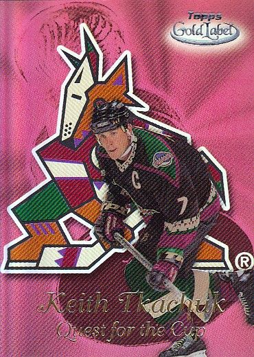 TKACHUK Keith Topps Gold Label 1999/2000 Quest for the Cup QC2 Black
