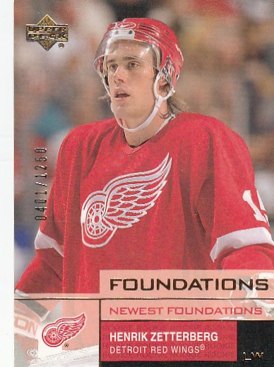 ZETTERBERG Henrik UD Foundations 2002/2003 č. 151 Rookie /1250