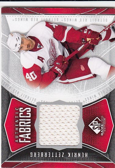 ZETTERBERG Henrik UD SPGU 2009/2010 Fabrics Jersey AF-HZ
