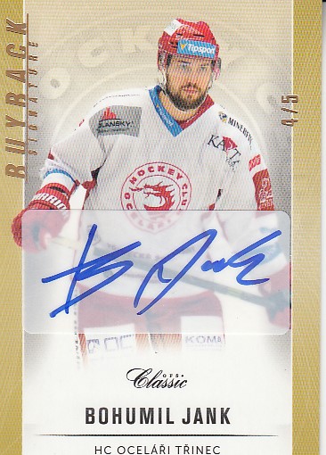 JANK Bohumil OFS 2016/2017 č. 155 Buyback Signature /5