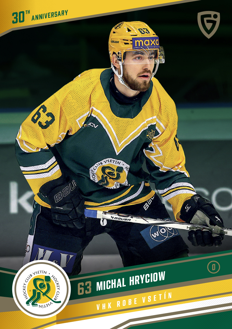 HRYCIOW Michal GOAL cards 2024/2025 Vsetín 30 č. 15