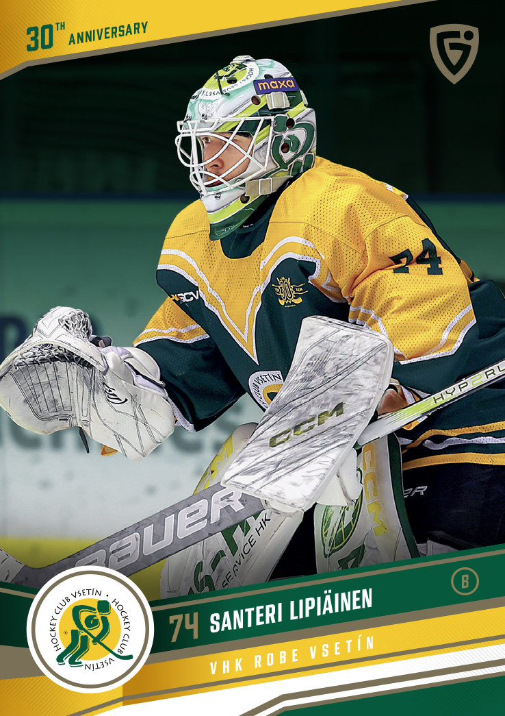 LIPIÄINEN Santeri GOAL cards 2024/2025 Vsetín 30 č. 18