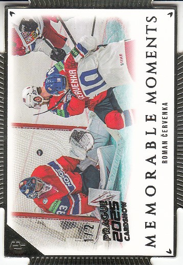 ČERVENKA Roman LC Memorable Moments MO-10 Cardshow 2025 Platinum /2