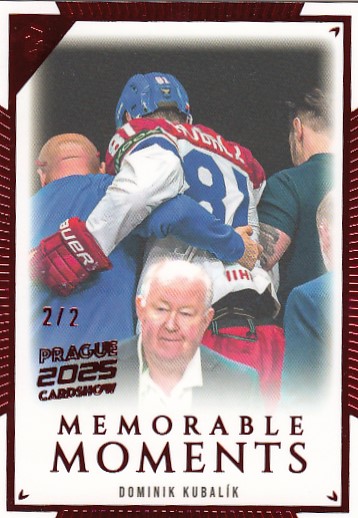 KUBALÍK Dominik LC Memorable Moments MO-11 Cardshow 2025 Red /2