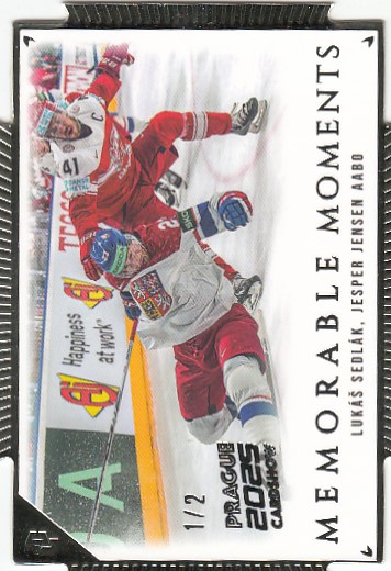 SEDLÁK Lukáš AABO Jesper LC Memorable Moments MO-17 Cardshow 2025 Platinum /2