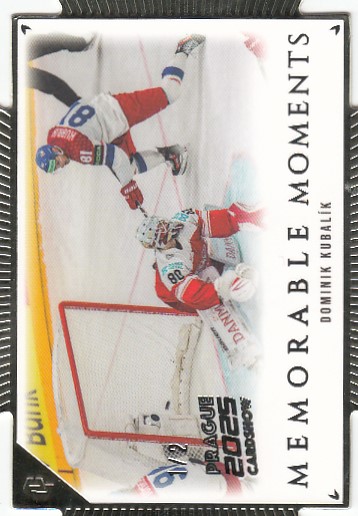 KUBALÍK Dominik LC Memorable Moments MO-19 Cardshow 2025 Platinum /2