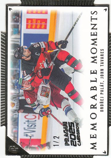 PALÁT Ondřej TAVARES John LC Memorable Moments MO-37 Cardshow 2025 Platinum /2