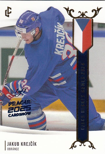 KREJČÍK Jakub LC Czech Hockey Games 2024 EHC-05 Cardshow 2025 Blue 1of1
