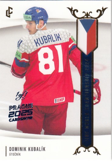 KUBALÍK Dominik LC World Championship 2024 WCH-18 Cardshow 2025 Blue 1of1