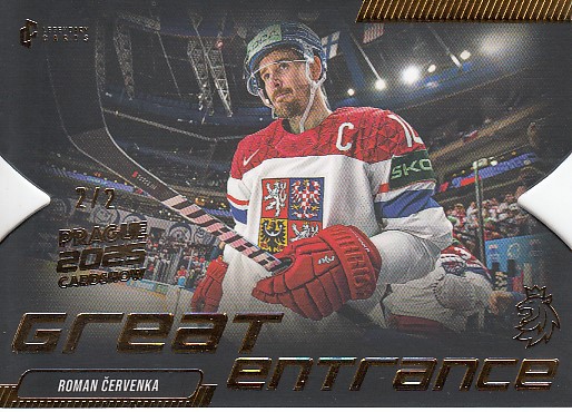 ČERVENKA Roman LC Golden 2024 Great Entrance GE-08 Die-Cut Cardshow 2025 Gold /2