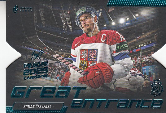 ČERVENKA Roman LC Golden 2024 Great Entrance GE-08 Die-Cut Cardshow 2025 Turquois 1of1