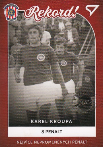 KROUPA Karel SZ Dekády fotbalové ligy 2023 Rekord! R-004
