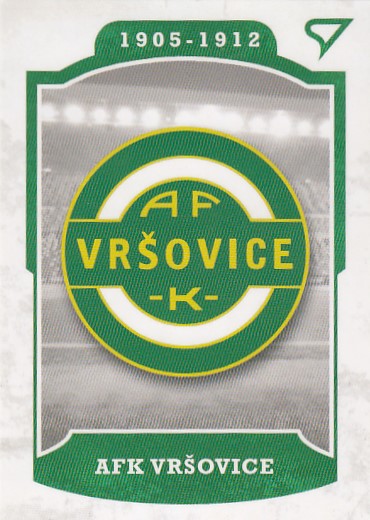 AFK Vršovice SZ Dekády fotbalové ligy 2023 Vývoj klubového loga L-002