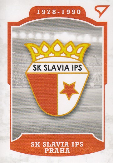 SK Slavia IPS Praha SZ Dekády fotbalové ligy 2023 Vývoj klubového loga L-007