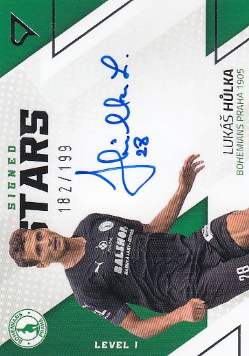 HŮLKA Lukáš SZ FORTUNA:LIGA 2022/2023 Signed Stars Level 1 SL1-HU /199