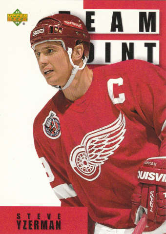 YZERMAN Steve UD 1993/1994 č. 290 Team Point Leaders