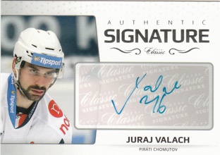 VALACH Juraj OFS Classic 2018/2019 Authentic Signature č. 16 Platinum /29
