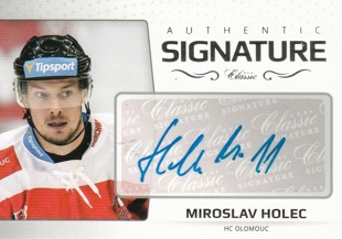 HOLEC Miroslav OFS Classic 2018/2019 Authentic Signature č. 29 Platinum /29
