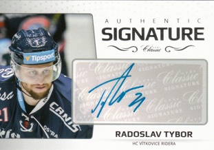 TYBOR Radoslav OFS Classic 2018/2019 Authentic Signature č. 65 Platinum /29