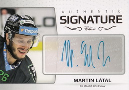 LÁTAL Martin OFS Classic 2018/2019 Authentic Signature č. 35 Gold /6