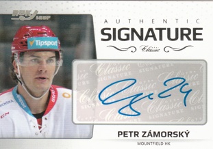 ZÁMORSKÝ Petr OFS Classic 2018/2019 Authentic Signature RHK-1 Platinum /29