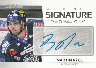RÝGL Martin OFS Classic 2018/2019 Authentic Signature RHK-6 Platinum /29