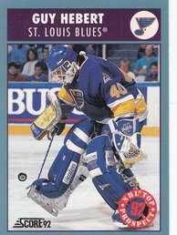 HEBERT Guy Score 1992/1993 č. 460 CAN