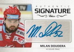 DOUDERA Milan OFS Classic 2018/2019 Authentic Signature č. 95 Platinum /29