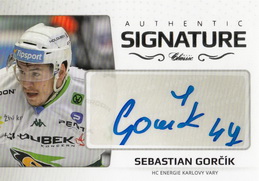 GORČÍK Sebastian OFS Classic 2018/2019 Authentic Signature č. 117 Platinum /29
