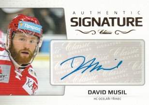 MUSIL David OFS Classic 2018/2019 Authentic Signature č. 94 Gold /6