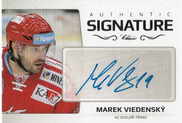 VIEDENSKÝ Marek OFS Classic 2018/2019 Authentic Signature č. 97 Platinum /29