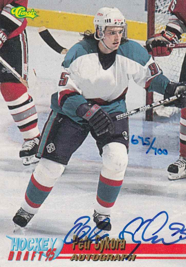 SÝKORA Petr Classic 1995/1996 Draft Autograph /700