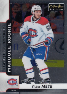 METE Victor O-Pee-Chee Platinum 2017/2018 č. 153 Marquee Rookie