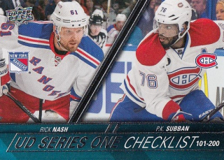 NASH SUBBAN UD 2015/2016 č. 200 Checklist